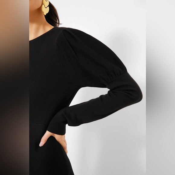 NWOT Pomander Place Black Brielle Sweater Dress Sz S - Picture 2 of 10